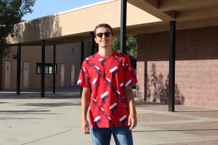 Leonardo Mariotti  poses for the camera at Ridgeview High School.