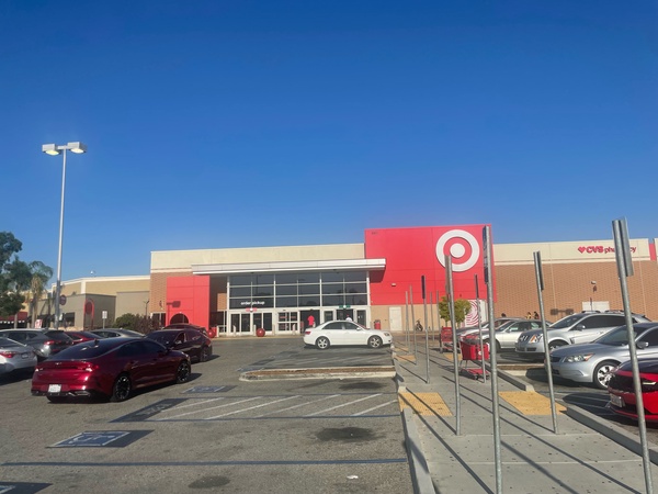A picture of the local Target located inside the Valley Plaza mall.