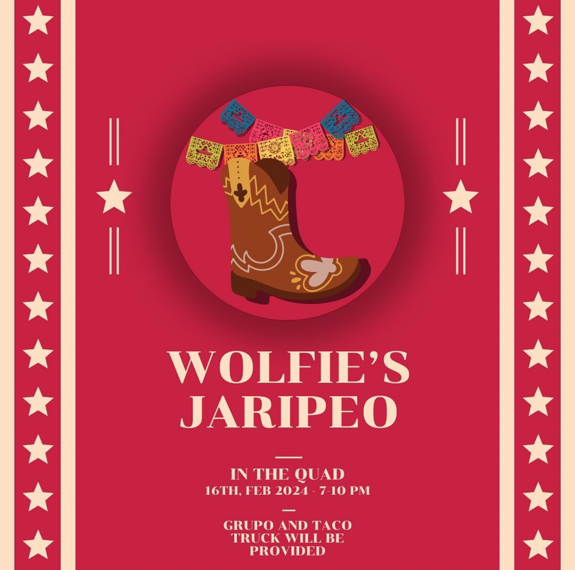 An invitation to this years first ever Wolfies Jaripero.