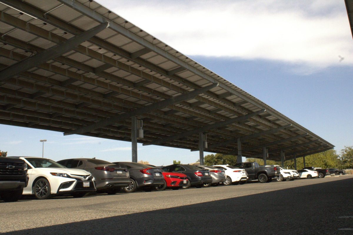 Cars in a parking lot